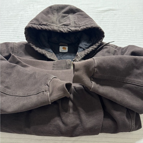 Carhartt Size:M(8/10) Women’s Brown Hooded Jacket - Picture 12 of 14